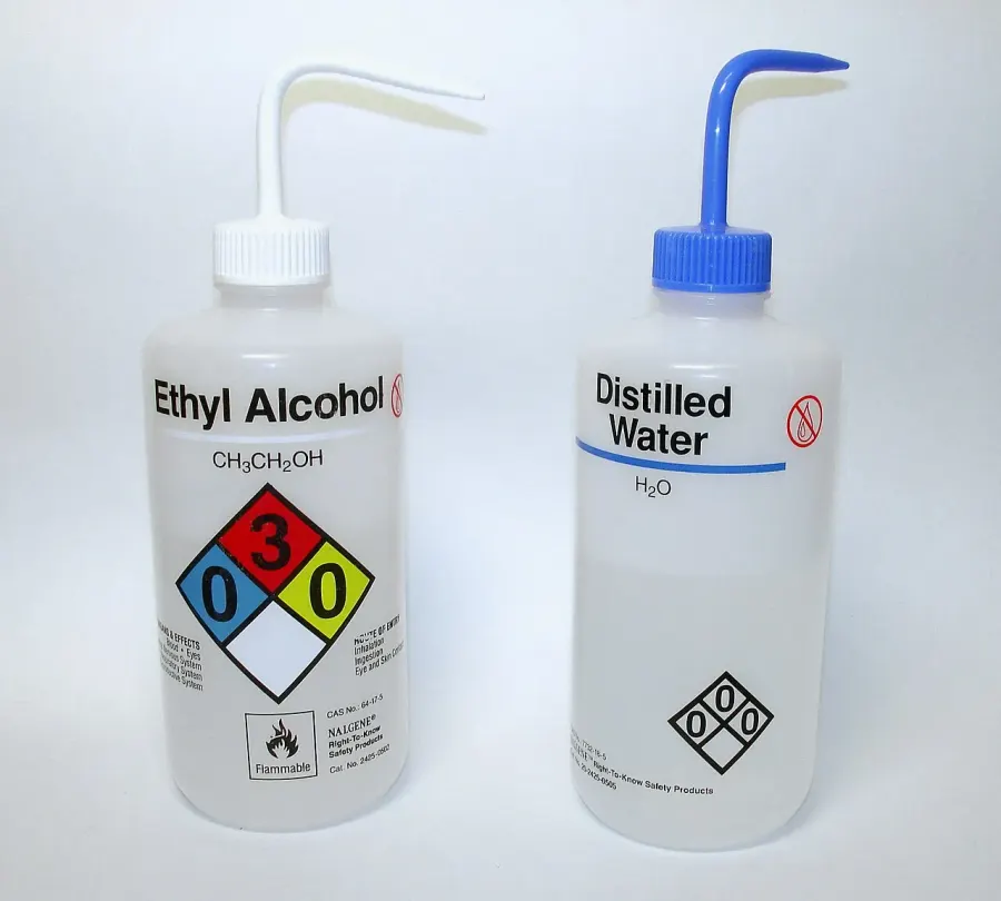 The Wash bottle card