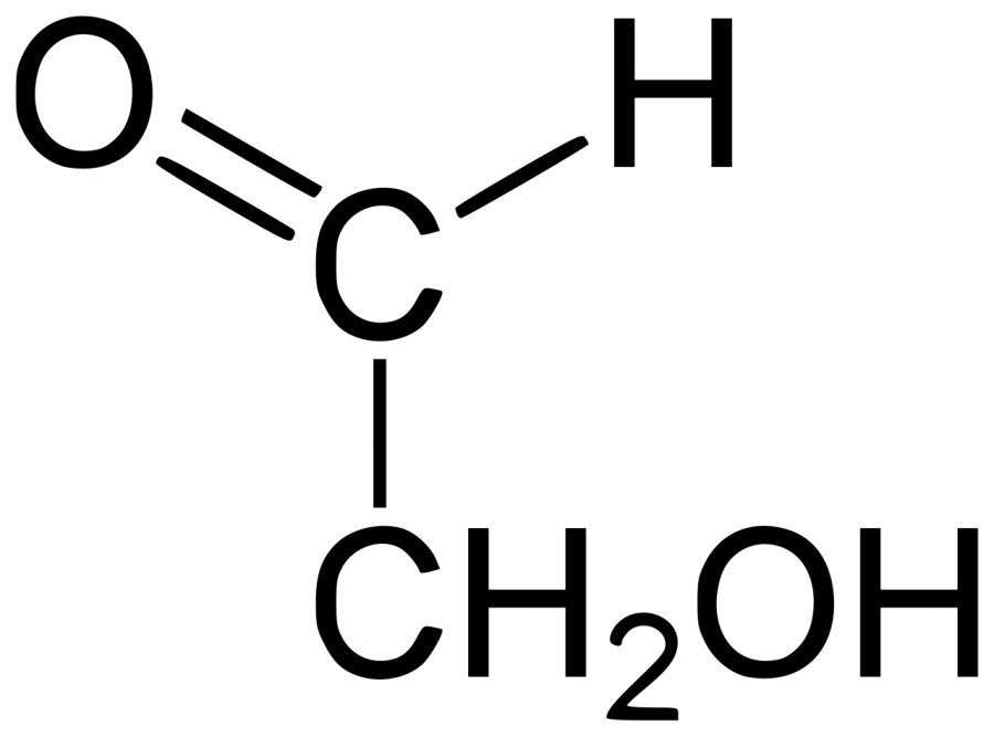 La carte Glycolaldéhyde