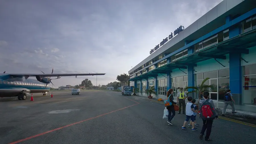 La carte Aéroport de Cà Mau