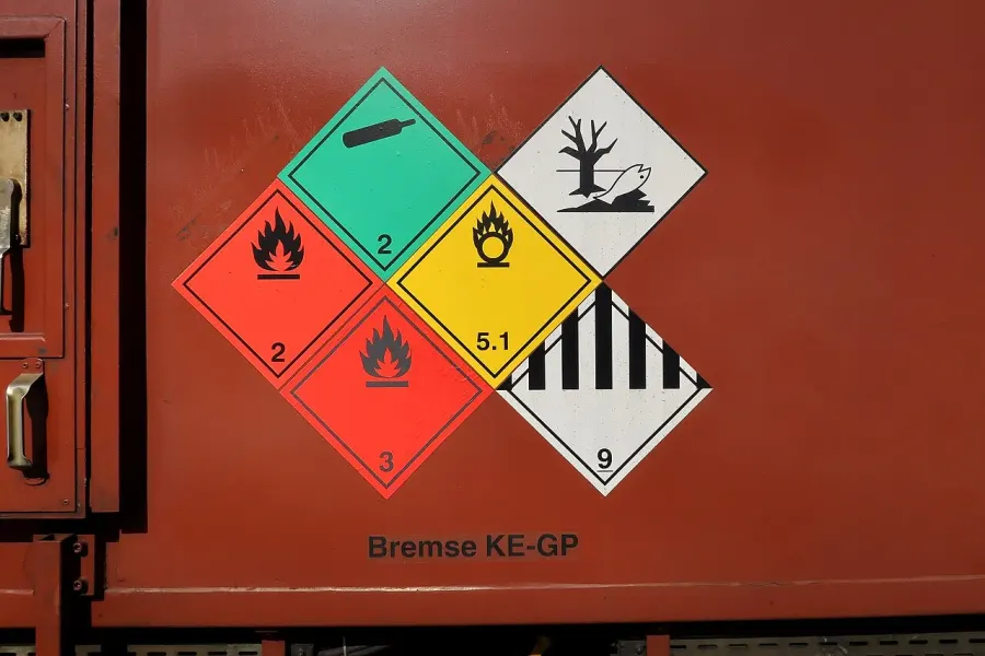 The Hazard symbol card