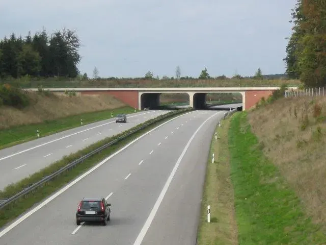 The Bundesautobahn 14 card