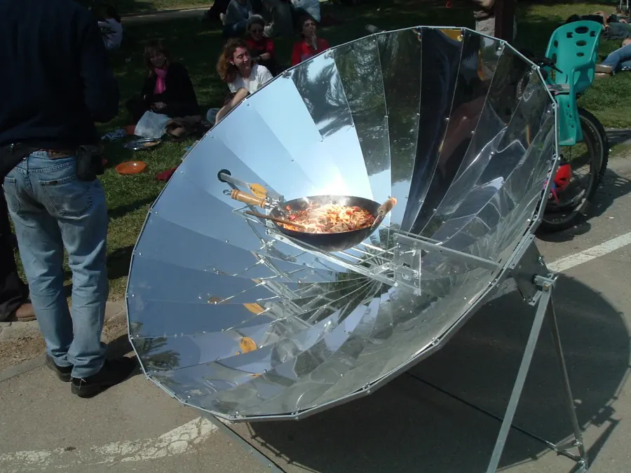 The Solar cooker card