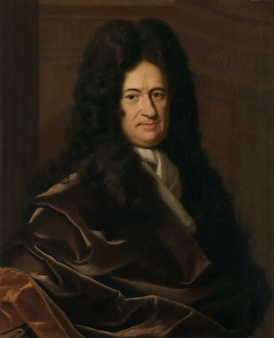La carte Gottfried Wilhelm Leibniz