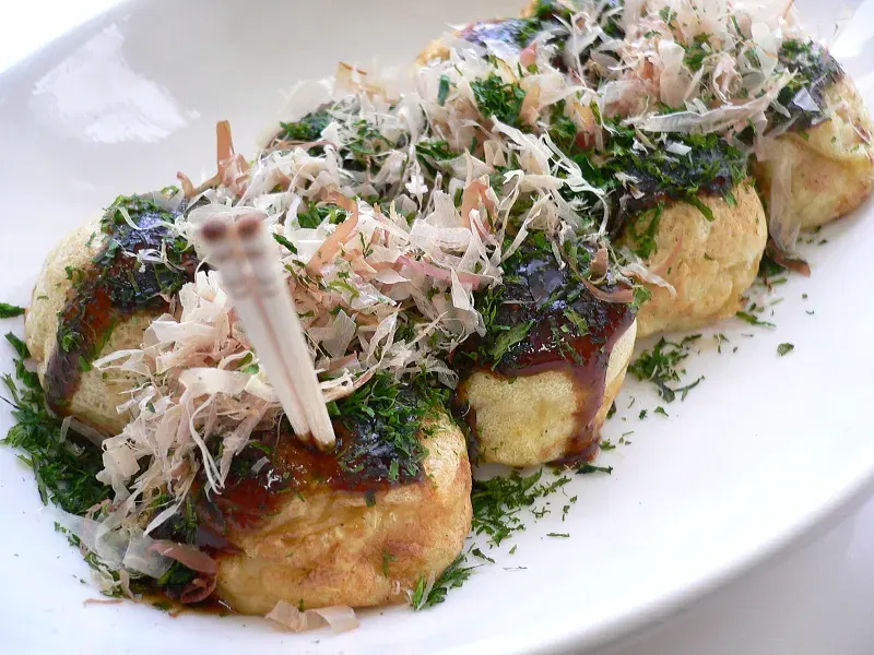 La carte Takoyaki