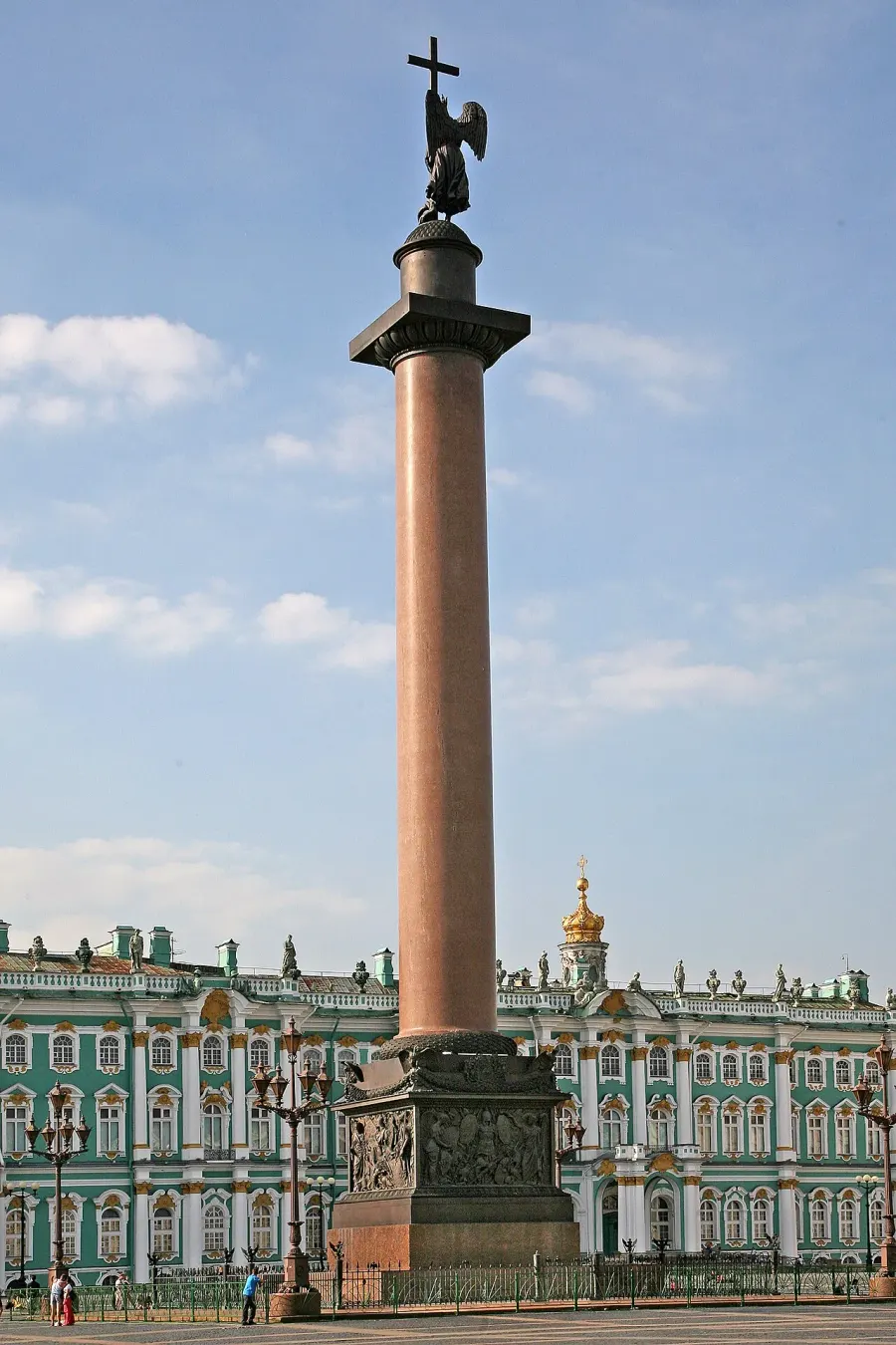 La carte Colonne d'Alexandre