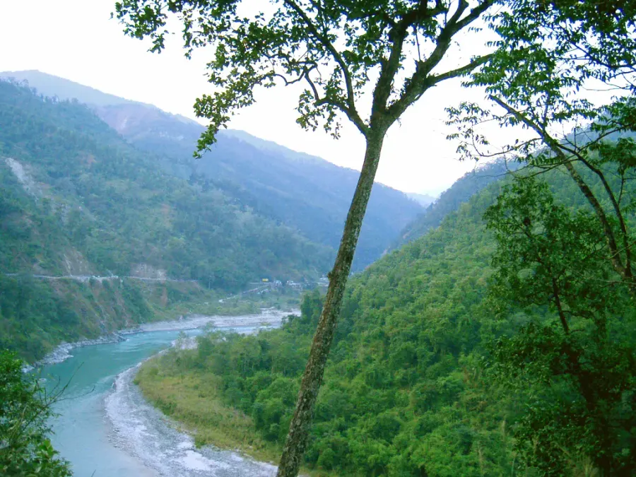 La carte Teesta