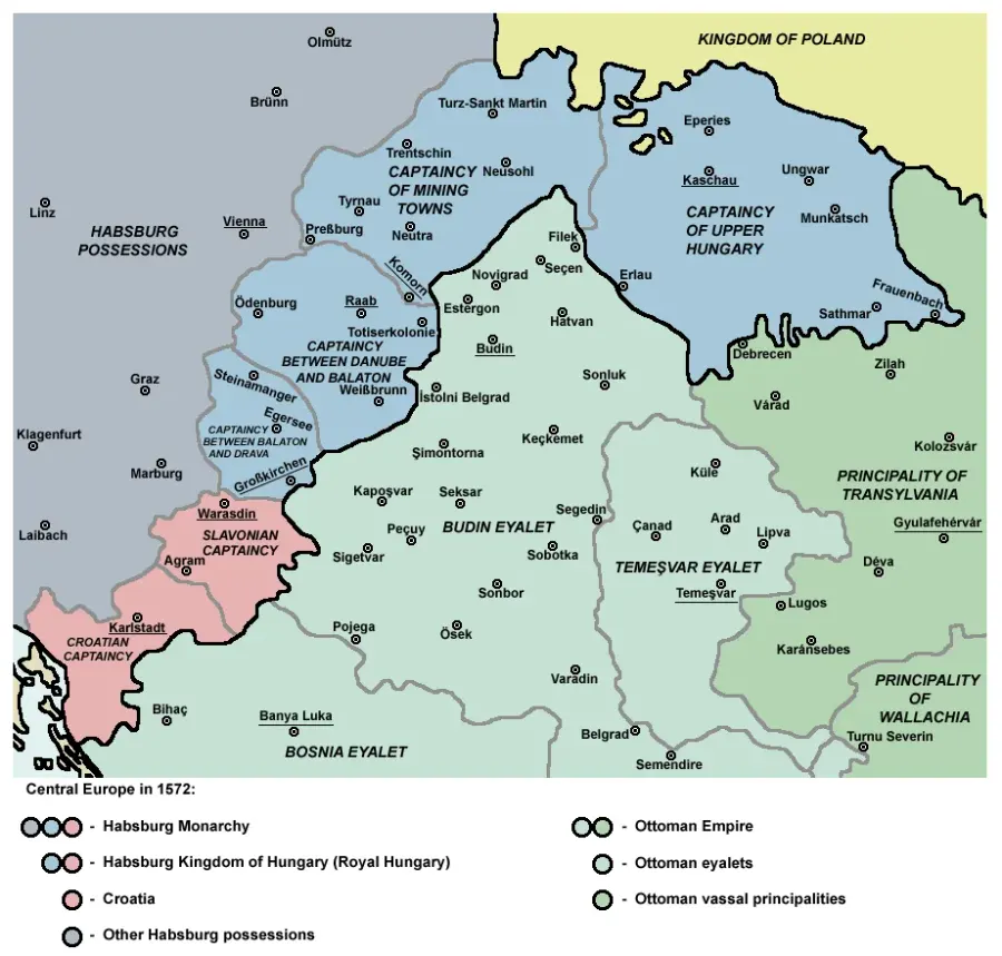 La carte Paix d'Andrinople