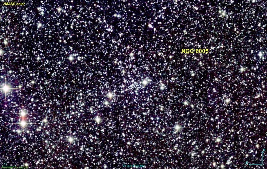 La carte NGC 6005