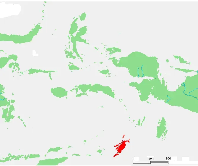 La carte Îles Tanimbar