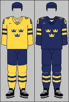 The Sweden men's national ice hockey team card