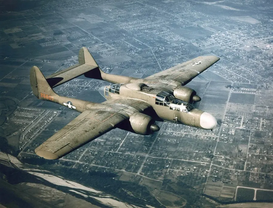 The Northrop P-61 Black Widow card