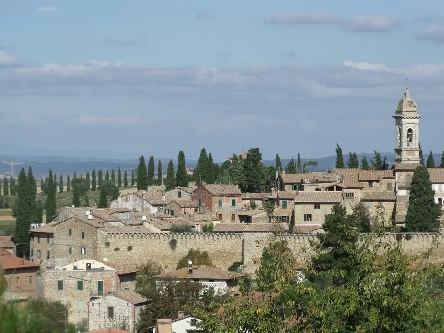 The San Quirico d'Orcia card