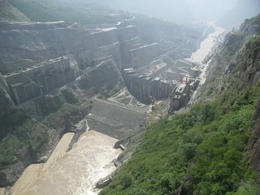 The Xiluodu Dam card