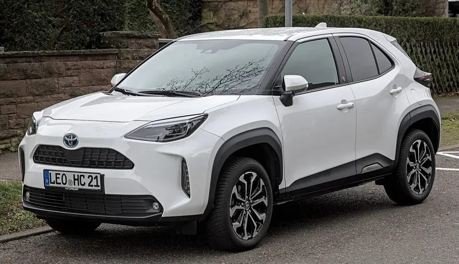 The Toyota Yaris Cross card