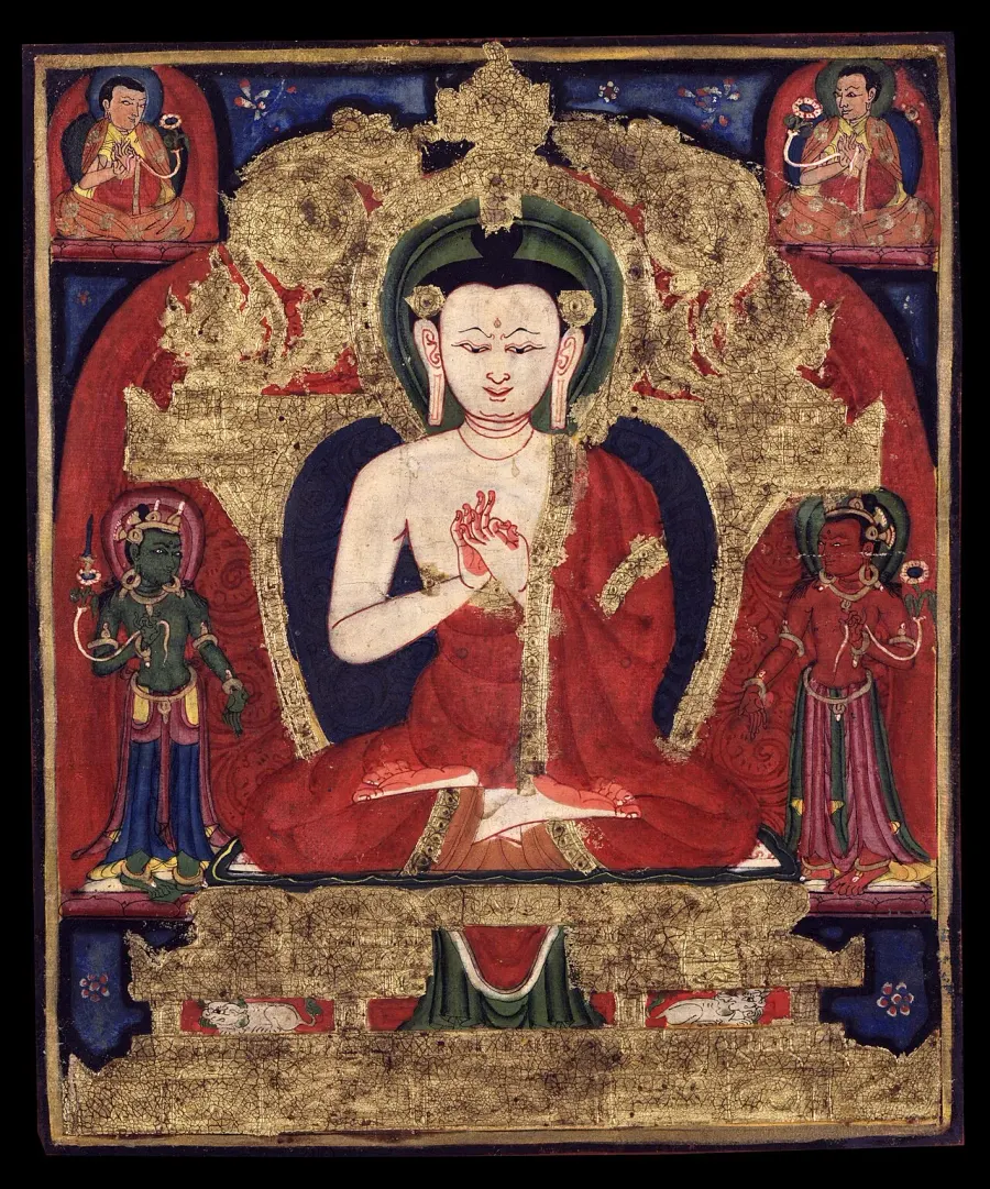 La carte Thangka