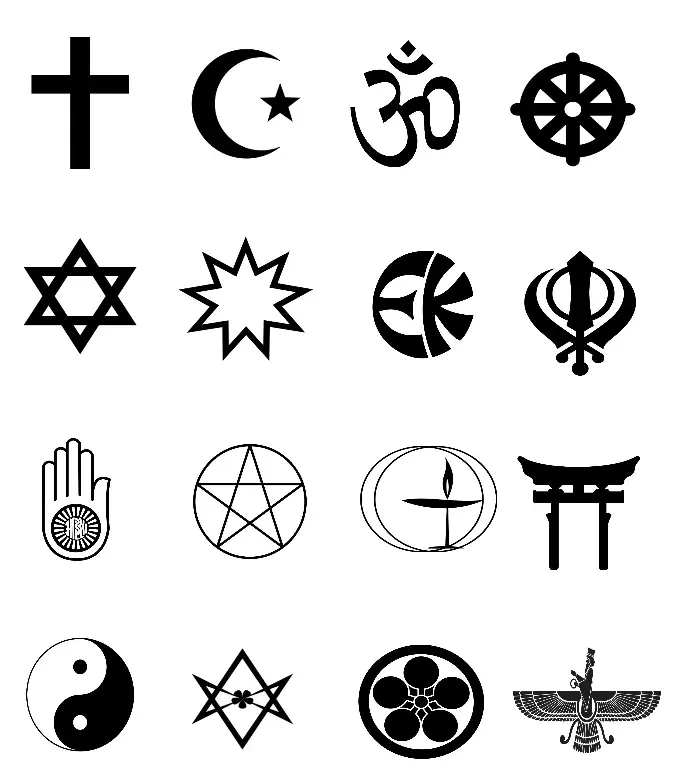 La carte Religion
