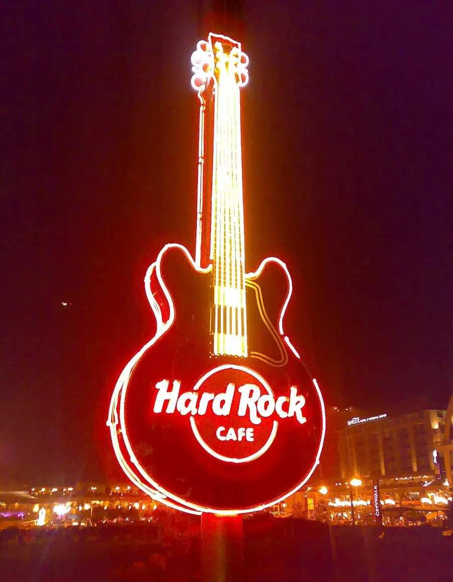 The Hard Rock Cafe card