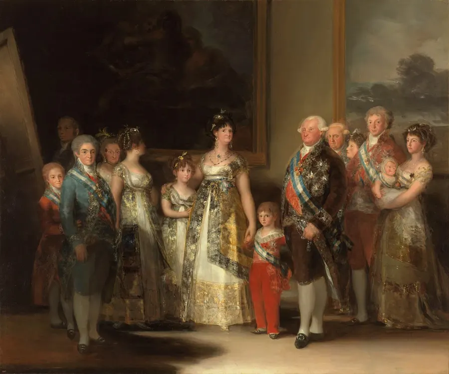 La carte La Famille de Charles IV