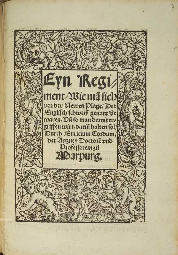 The Sweating sickness card