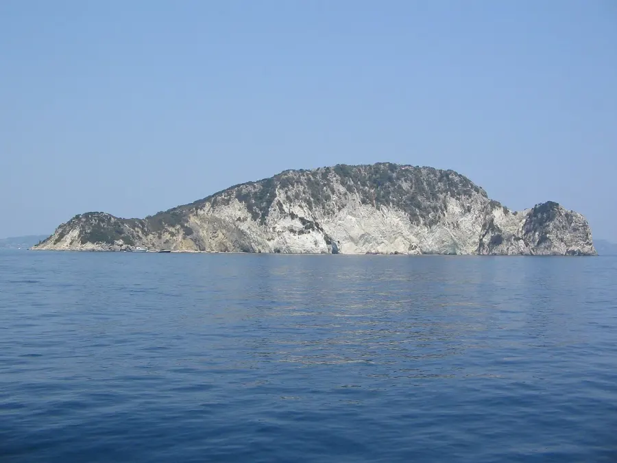 La carte Parc national marin de Zante