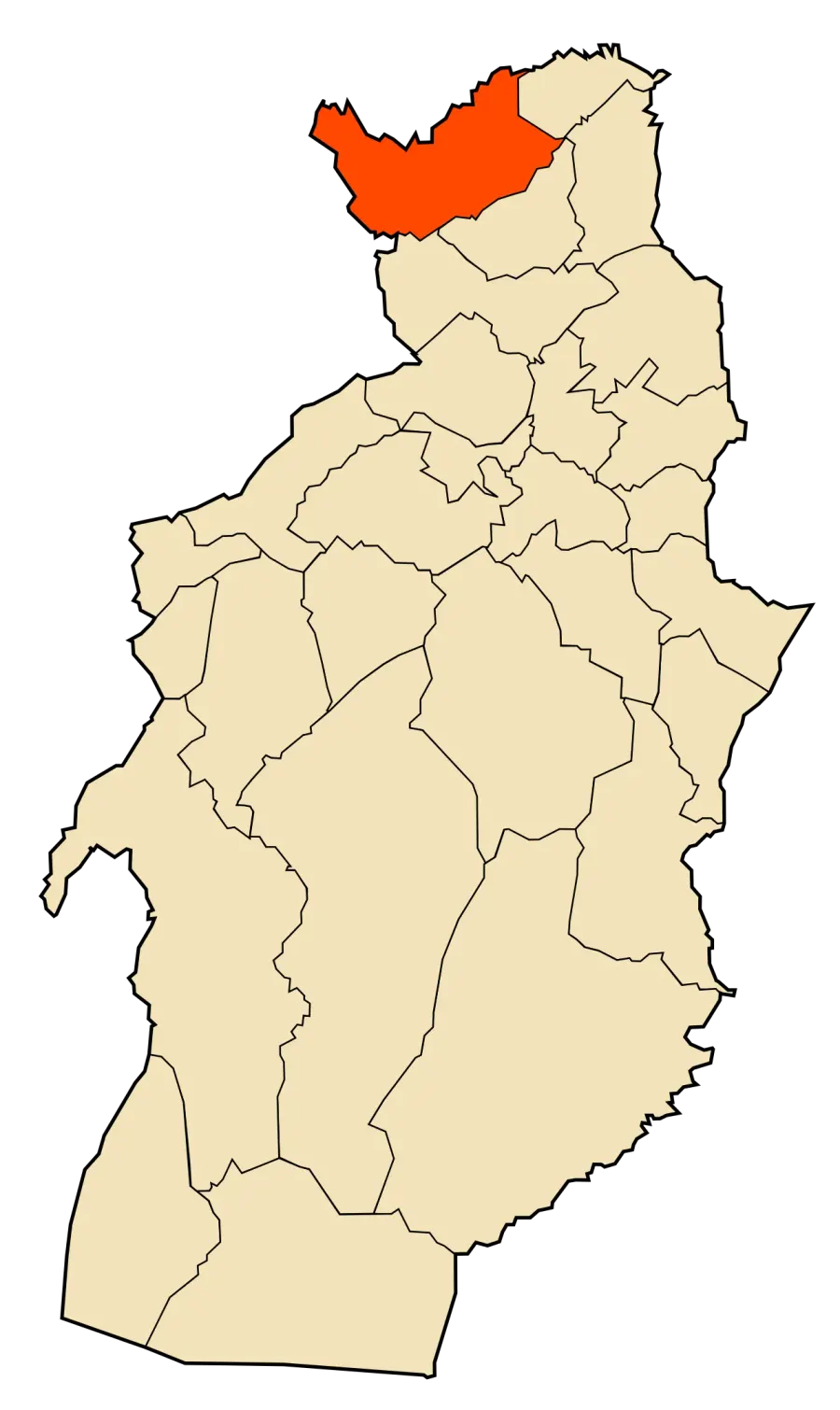 La carte El Aouinet