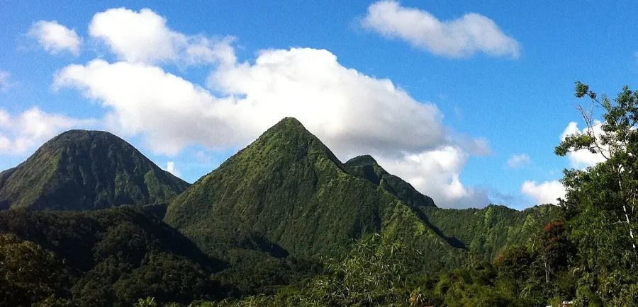 La carte Pitons du Carbet