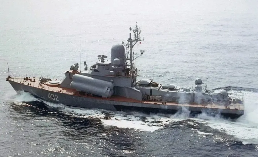 The Nanuchka-class corvette card