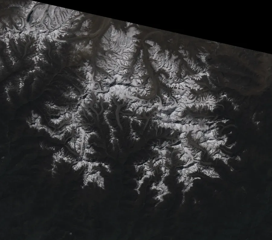 La carte Mahalangur Himal