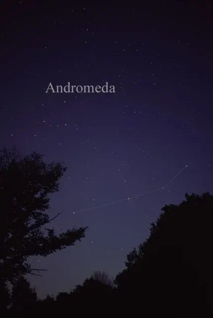 La carte Andromède