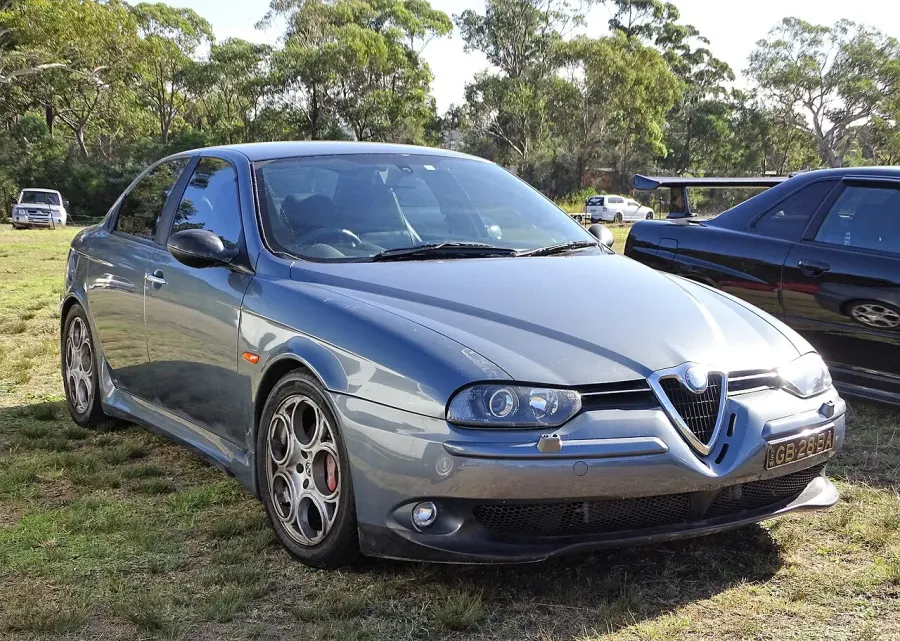 La carte Alfa Romeo 156