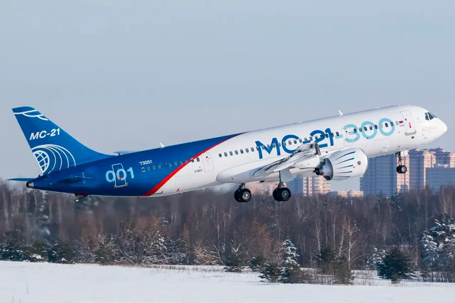 La carte Irkout MC-21