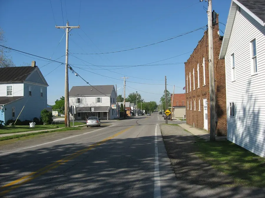 The East Liberty, Ohio card