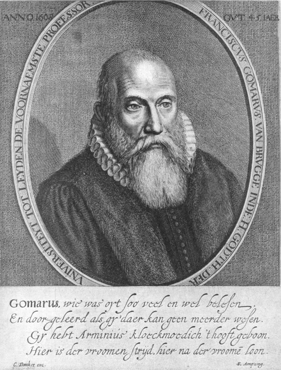 The Franciscus Gomarus card