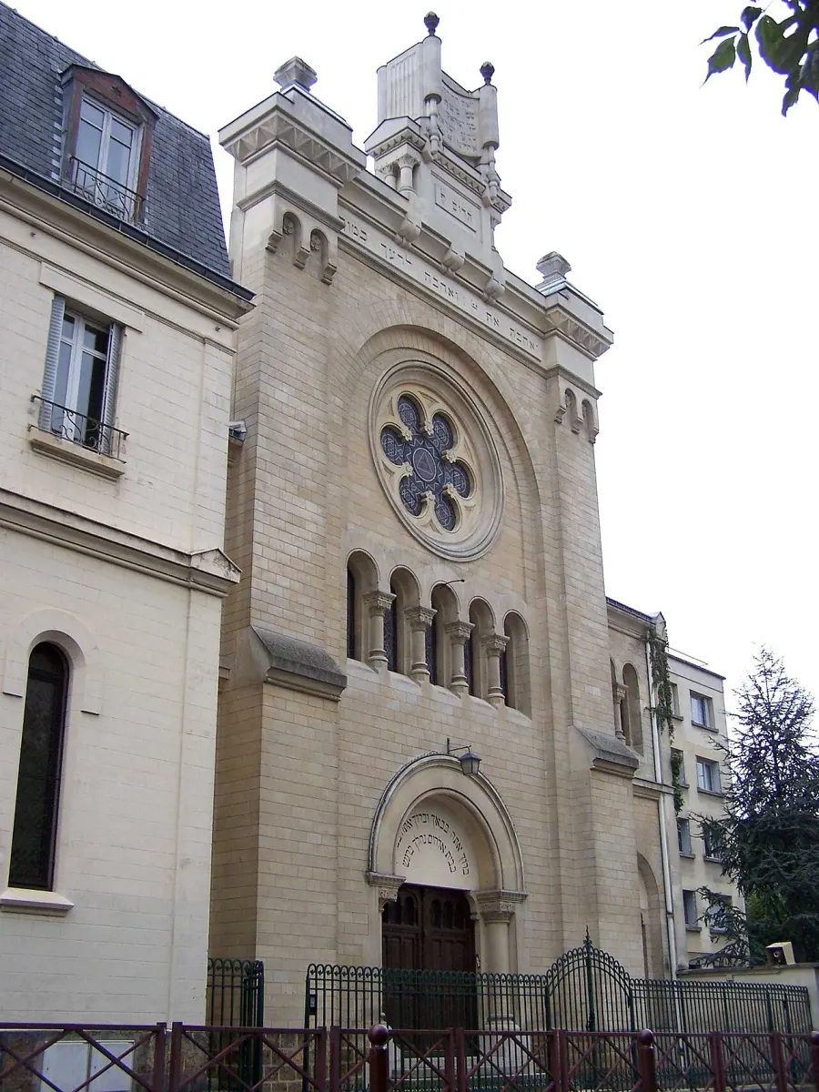 La carte Synagogue de Versailles