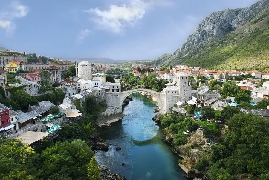 La carte Mostar