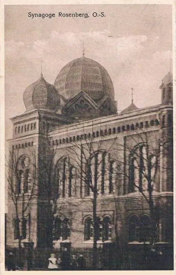 The Synagogue de Rosenberg O.S card