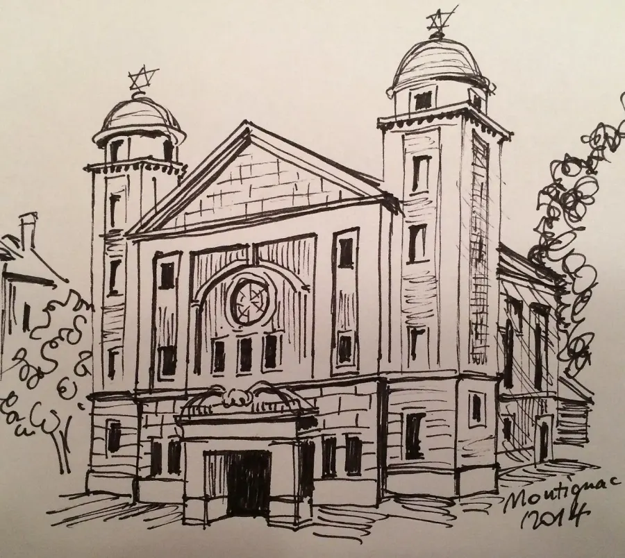The Synagogue de Zoppot card