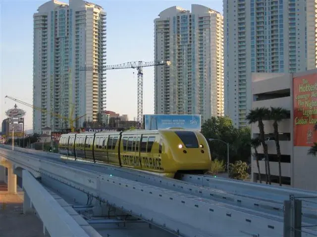 La carte Monorail de Las Vegas