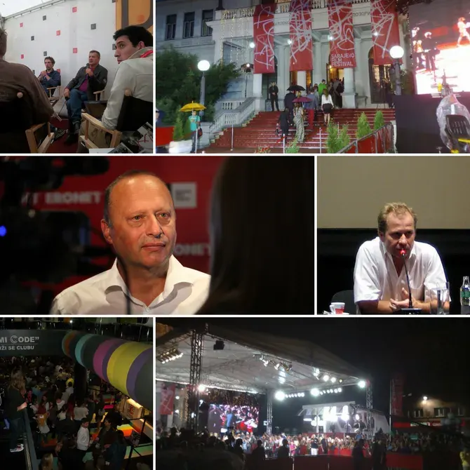 La carte Festival du film de Sarajevo