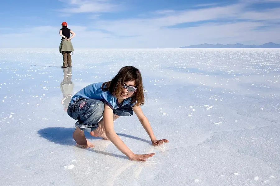 The Salt flat card
