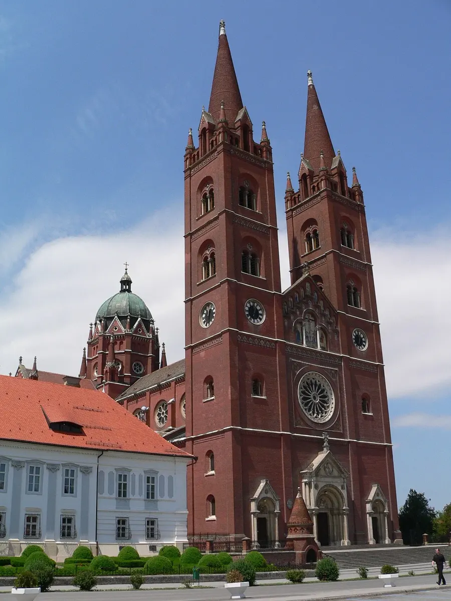La carte Archidiocèse de Đakovo-Osijek