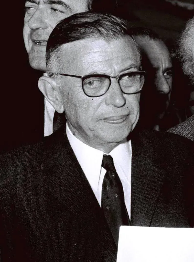 La carte Jean-Paul Sartre