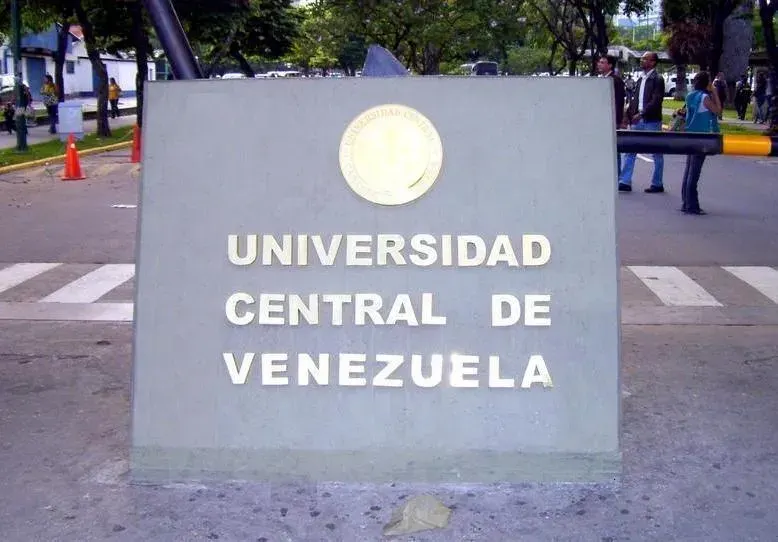 La carte Université centrale du Venezuela