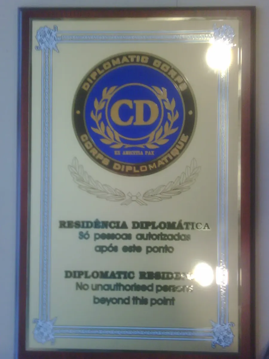 La carte Corps diplomatique