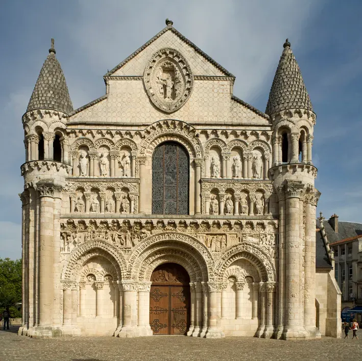 The Church of Notre-Dame la Grande, Poitiers card