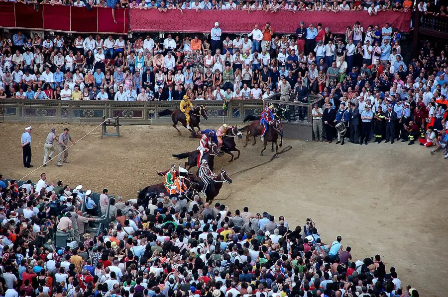 La carte Palio de Sienne