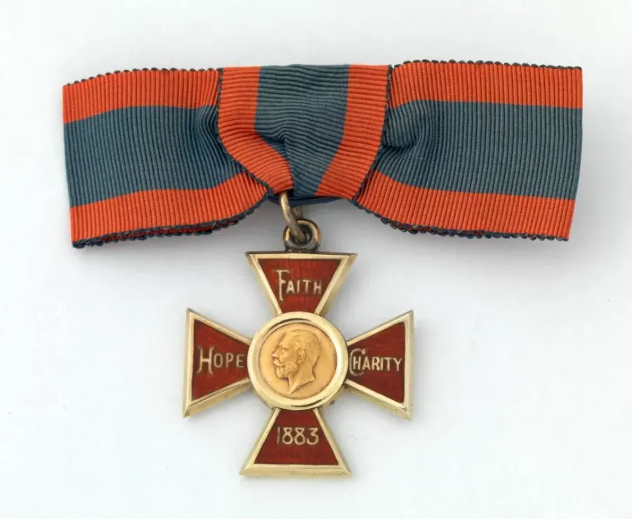 The Royal Red Cross card