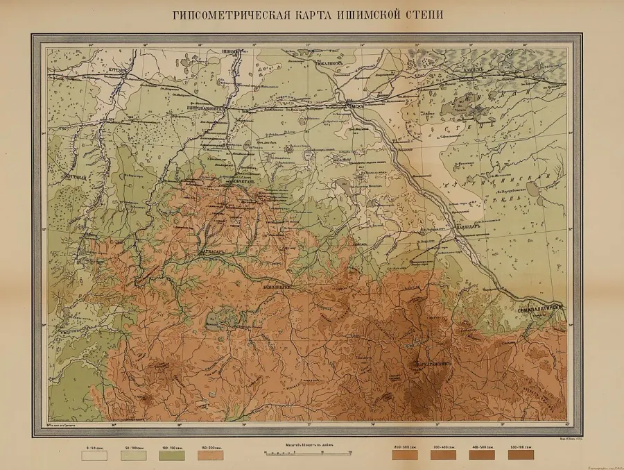 La carte Steppe d'Ichim