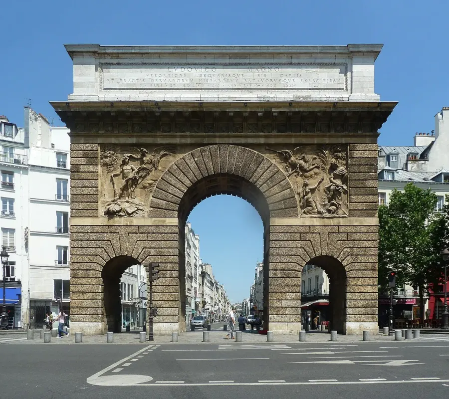 La carte Porte Saint-Martin