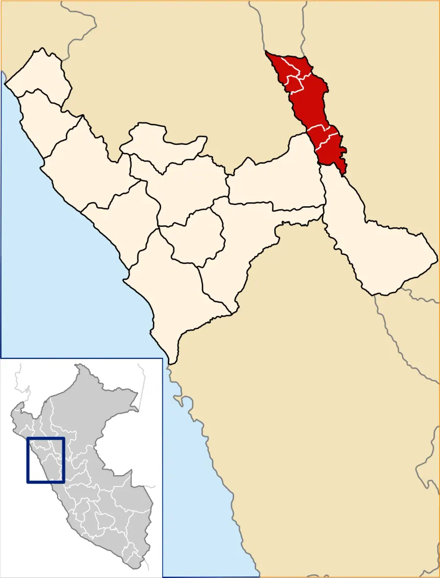 The Bolívar province, Peru card
